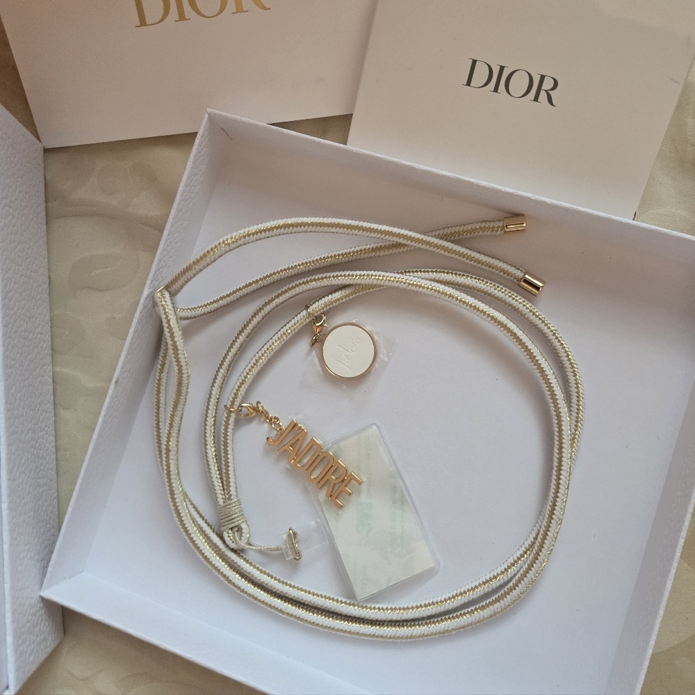 Dior J'adore Phone Strap With Charm NIB